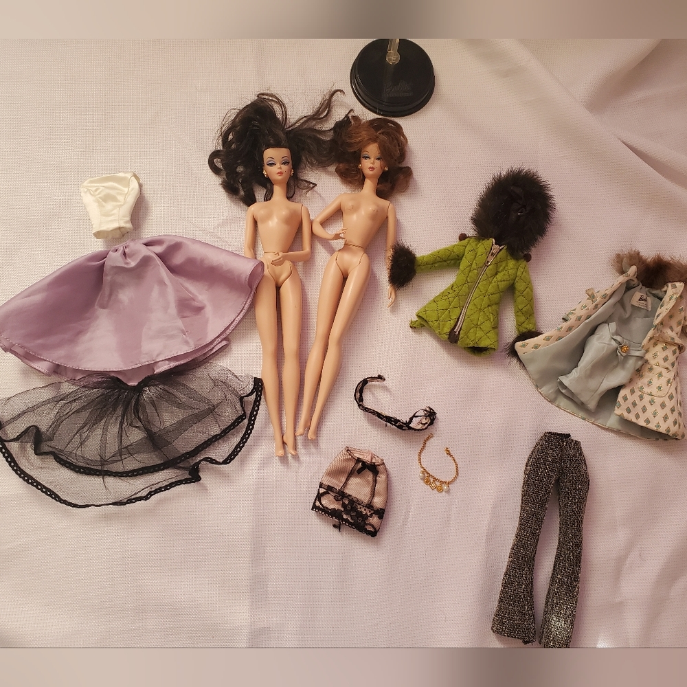 Barbie fashion model silkstone collection assortment of items